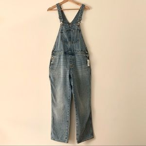 NWT Women’s Blue Denim Bib Overalls Size 4